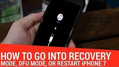 How-To: Restart, Enter Recover/DFU Mode on iPhone 7 without the Home Button