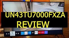 UN43TU7000FXZA Review - 43 Inch TU-7000 Series Smart Crystal UHD 4K TV: Price, Specs + Where to Buy