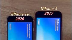 iPhone 8 2017 vs iPhone se 2020 open Stumble guys