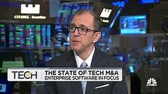 Watch CNBC's full interview with Eric Mandl on the state of tech M&A