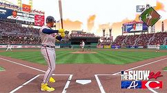 MLB The Show 24 Atlanta Braves vs Cincinnati Reds - Gameday PS5 HD 60fps