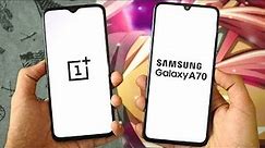 OnePlus 7 vs Samsung Galaxy A70: Speed Test!!!