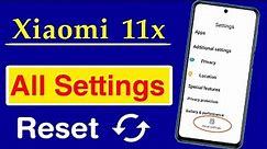 Mi 11x Reset Settings | How to Reset All Phone Settings in Mi 11x Pro