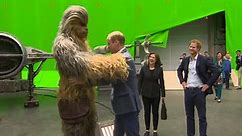 Prince William and Prince Harry Visit the Set of 'Star Wars'