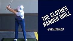 GOLF: THE CLOTHES HANGER DRILL