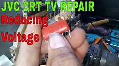 JVC CRT TV FLYBACK REPAIR | CHANGING CAPACITOR TO REDUCE VOLTAGE | TAGALOG