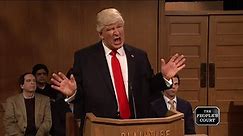 Baldwin's at it again on SNL as Trump suing federal judges