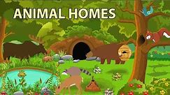 Animal Homes Vocabulary for Kids