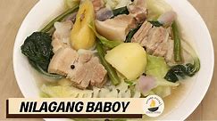 Nilagang Baboy with Repolyo and Saging na Saba Recipe