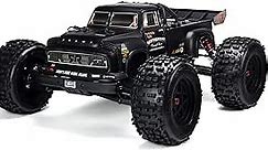 ARRMA 1/8 Notorious 6S V5 4WD BLX Stunt RC Truck with Spektrum Firma RTR (Transmitter and Receiver Included, Batteries and Charger Required), Black, ARA8611V5T1