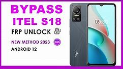 ITEL S18 S663L FRP BYPASS ANDROID 12 BY SAMFW TOOL