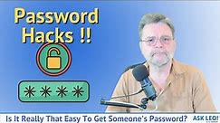Is It Really That Easy To Get Someone's Password?