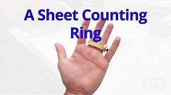KWIK-PIK-R Sheet Counting Ring (KPR1) Pick the perfect lift of paper! Paper Counter!