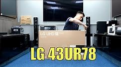 LG 2023 UR78 43" Unboxing, Setup, Test and Review with 4K HDR Demo Videos 43UR78