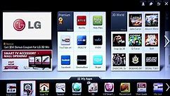 LG Smart TV - Menu Settings Picture