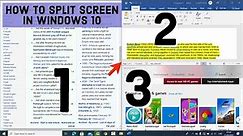 How to Split Screen in Windows 10