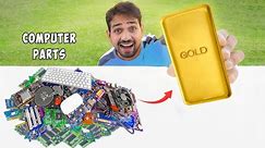 Gold From Computer Parts - कबाड़ से निकालो असली सोना🤑 | Gold Recovery