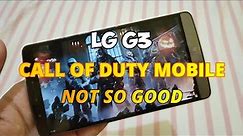 Call of Duty Mobile in LG G3