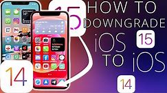 How to DOWNGRADE iOS 15 to iOS 14 using 3U Tools