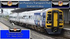 Trains at Derby railway station (15/05/2021)
