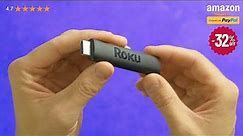 Roku Streaming Stick 4K (Oferta Relámpago⚡AMAZON) HDMI, HDR, Dolby Visión Portátil