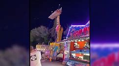 Terrifying videos show crowd rushing to stabilize an out-of-control carnival ride