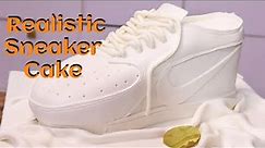 How to make a realistic sneaker cake | Nike sneaker cake