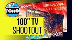 2022 100-inch TV Shootout X92J vs QN90A Review: Biggest Best 4K TVs