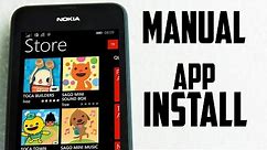 Download and Install Apps and Games on Windows Phone Manually