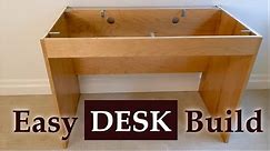 Desk Plans - How to Build This Easy Desk