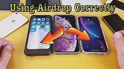 iPhone X/XS/XR: How to Use AIRDROP to Transfer Photos/Videos Wirelessly
