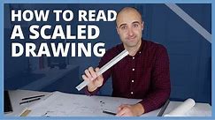 How to use a scale to read an architectural drawing