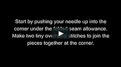 English Paper Piecing - Tying a Knicker Knot
