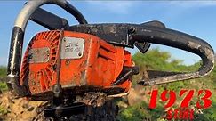 1967 𝑺𝑻𝑰𝑯𝑳 Chainsaw Restoration | Full restore abandoned chainsaw old