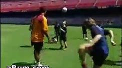 Ronaldinho Teaches Soccer Tricks