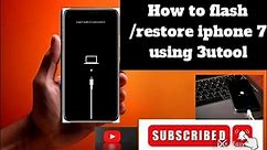 How to flash/restore iphone 7 using 3utool very easy