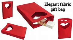 DIY Elegant Reusable Gift Bag Tutorial with Heart-Shaped Handle @MYTKOandMYTKO