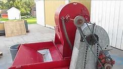 Calkins Cleaner Grader Treater Cleaning Wheat! For Sale 7-26-2018
