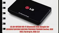 LG AN-WF500 Wi-Fi Bluetooth USB Dongle for LB5800/LB6100/LB6190/PB6900/PB6600 Series IEEE 802.11a/b/