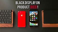 Black Display on a RED iPhone 7! (with Touch ID)