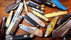 21 Vintage Pocket Knives from my Collection
