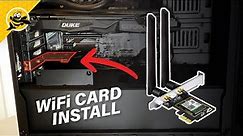 HOW TO INSTALL WiFi 6e Card in Desktop PC! (OKN AX5400)