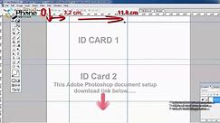 PVC Id Card Printing Page Layout (Template) forasd Epson L800, L805, L810 & L850