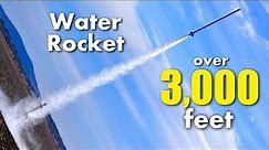 Water Rocket World Record - 3155 feet (961m)