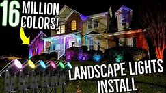 Color Changing Landscape Lights Install | Wi-Fi | LED | 16 Million Colors!