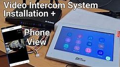 How to setup a video Intercom system with remote video access on a mobile phone