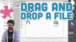 8.15: Drag and Drop a File - p5.js Tutorial