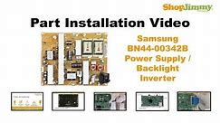 Samsung TV LN55 Repair BN44-00342B Power Supply / Backlight Inverter Boards Replacement Guide