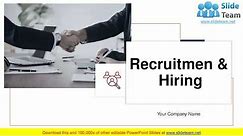 Recruitment And Hiring PowerPoint Presentation Slides