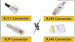 Know the Difference- RJ9, RJ11, RJ12, RJ45, RJ48 & Pinout